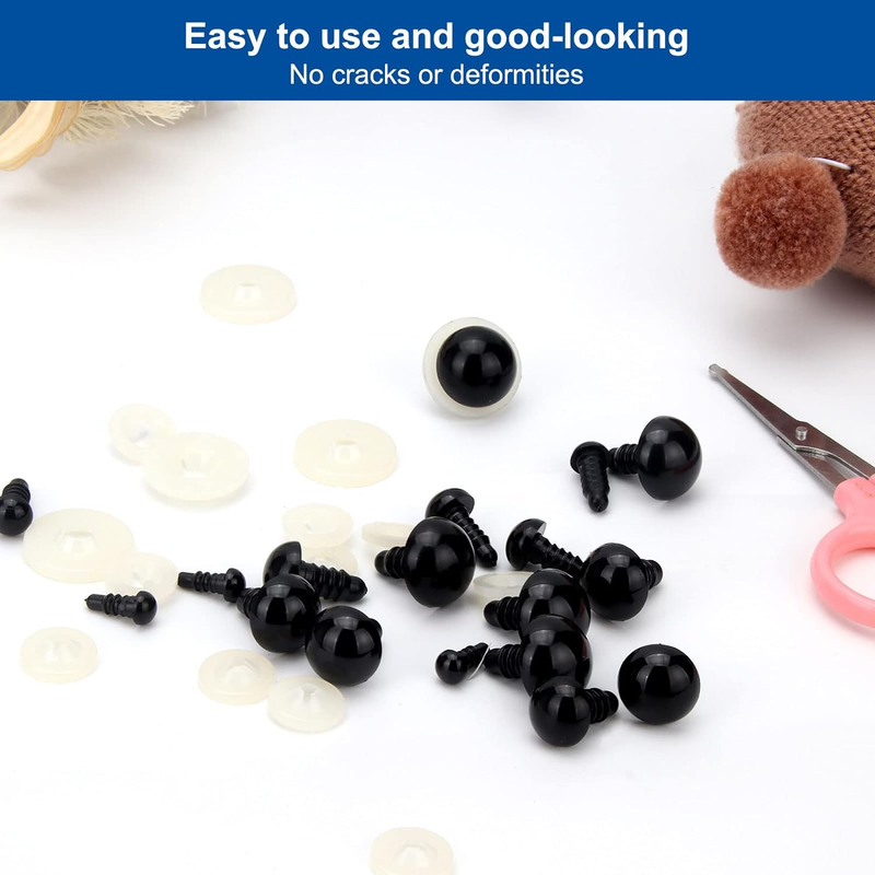 Safety Eyes Amigurumi Eyes for Crochet Animals 6mm 100 Pcs -  Doll Crochet Eyes