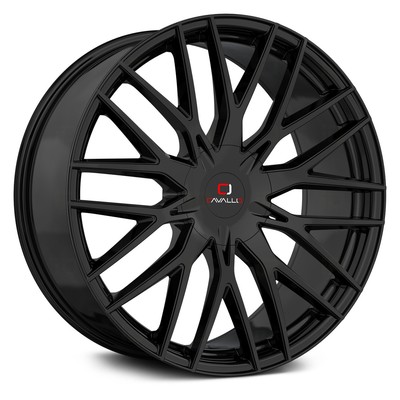 Cavallo CLV-45 Wheels 18x8 (35, 4x114.3, 74.1) Black Rims Set of 4