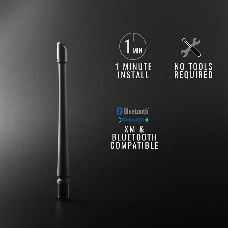 Antenna Compatible with Harley Davidson 1998-2024 | 7 inches Flexible Rubber Ant