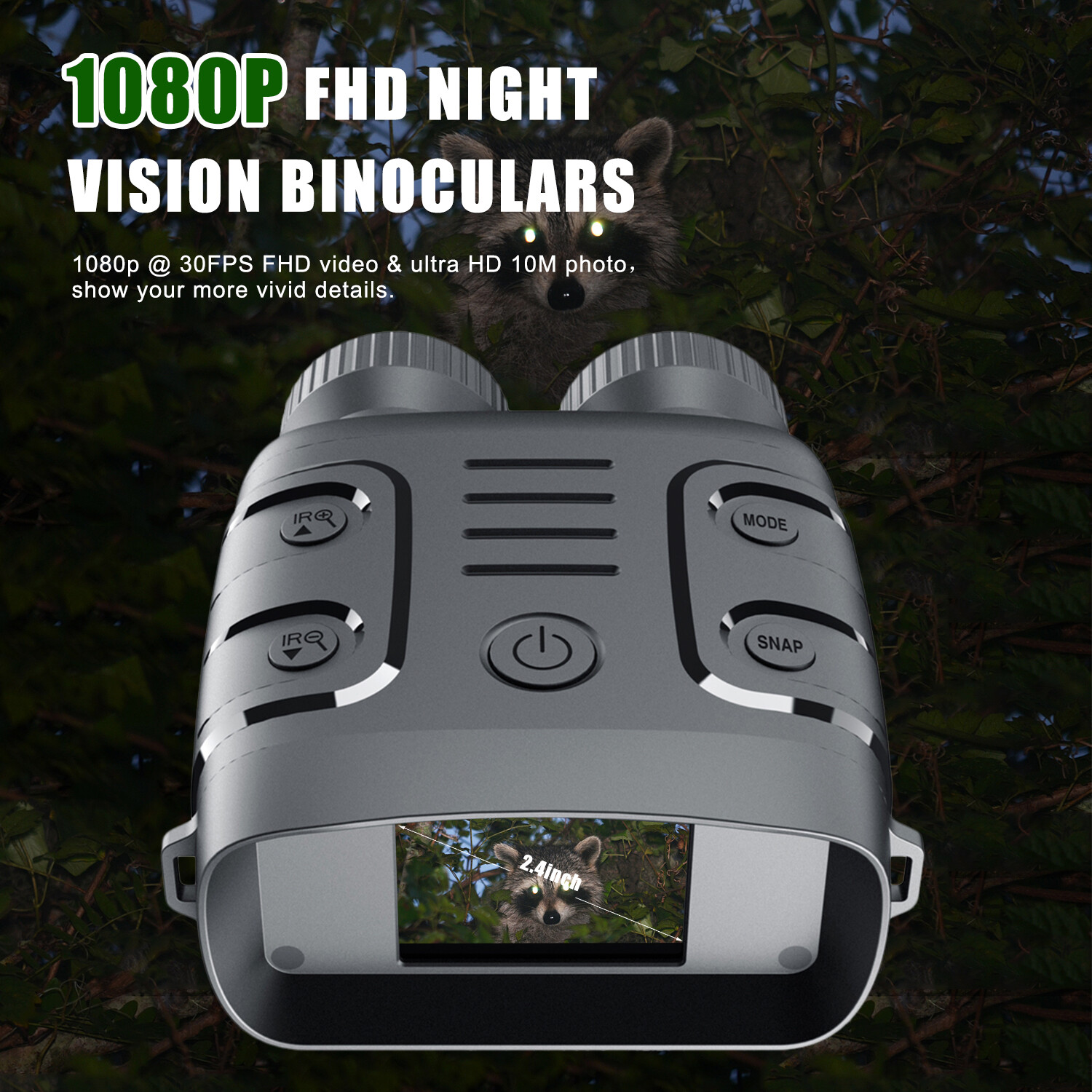 Monocular Infrared Scope Hd Digital Camera Video Device
