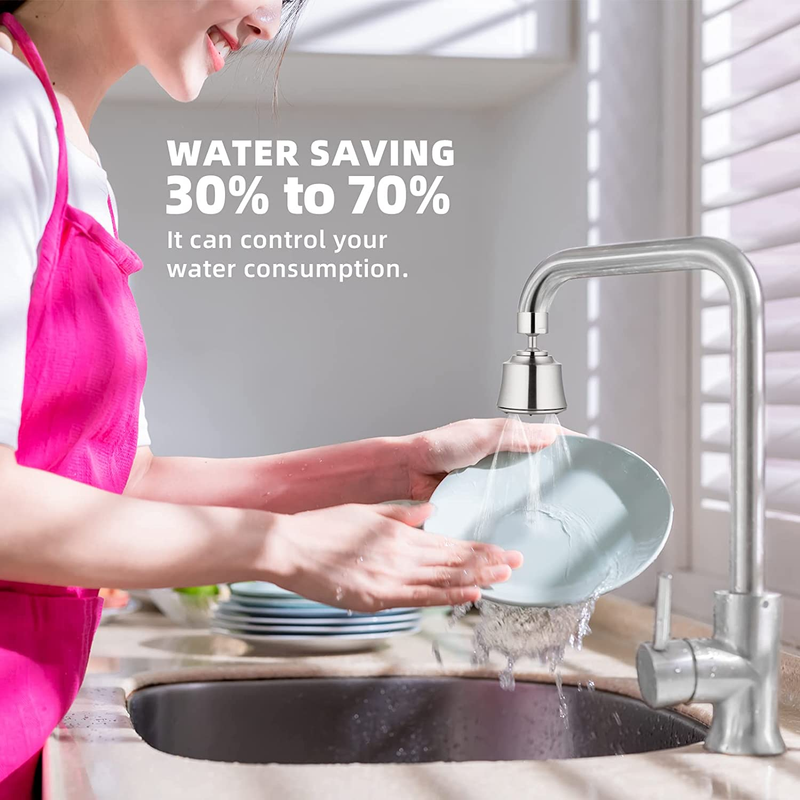 Kitchen Faucet Sprayer Attachment Swivel Sink Faucet Spray Head 4 Flow Faucet