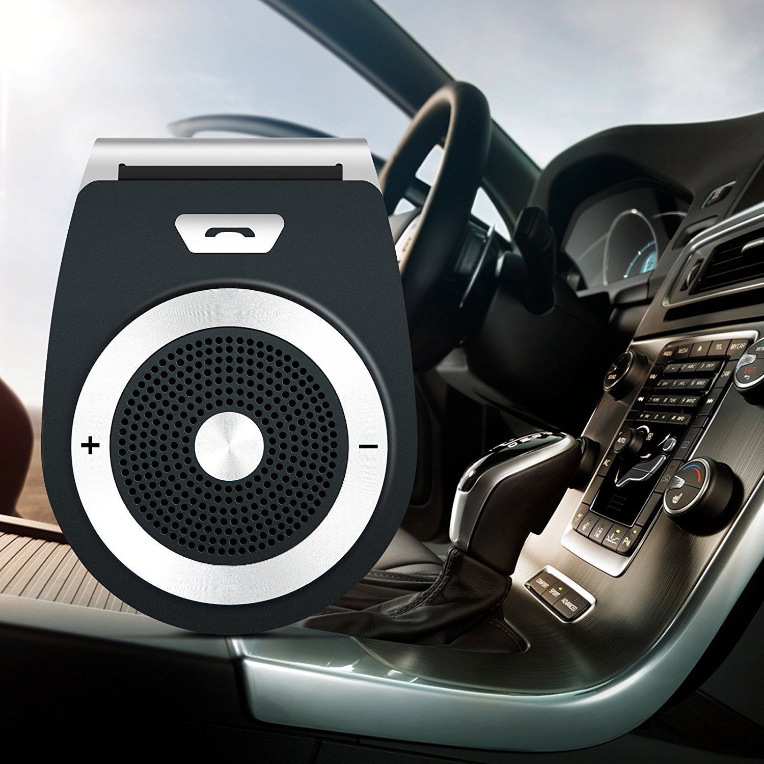 Kit Vivavoce Bluetooth V4.1 Per Auto Con Telecomando Musica Chiamate Gps hsb
