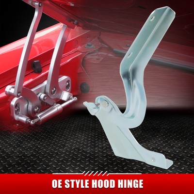 [1 шт.] Для 12-19 Nissan Versa Стальной кронштейн петли капота с левой стороны водителя в стиле OE