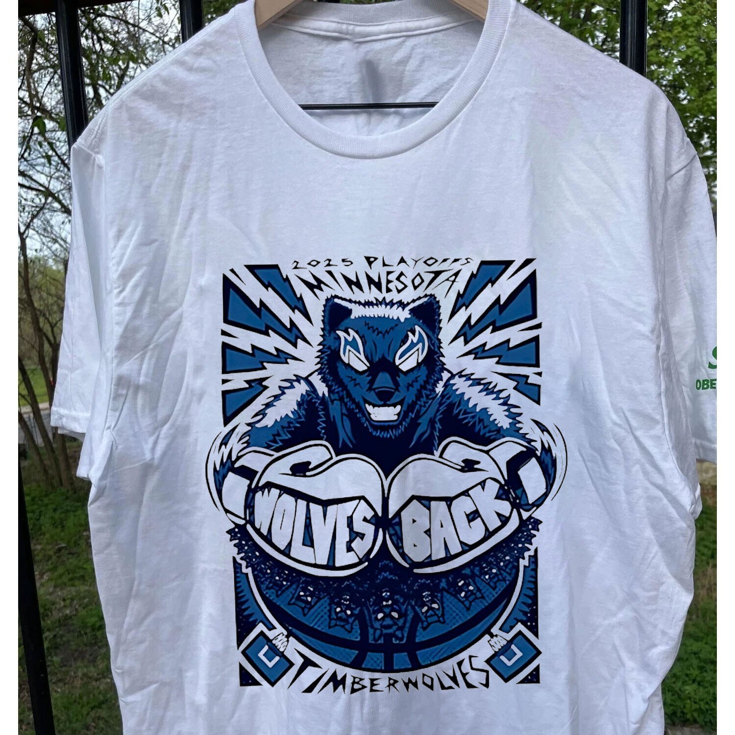SALE Minnesota Timberwolves 2025 Playoffs Wolves Back Boxing