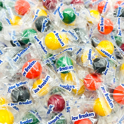 Jawbreakers Jaw Busters Mini Hard Candy Fruit Flavored Assortment - 2 Pound Bag
