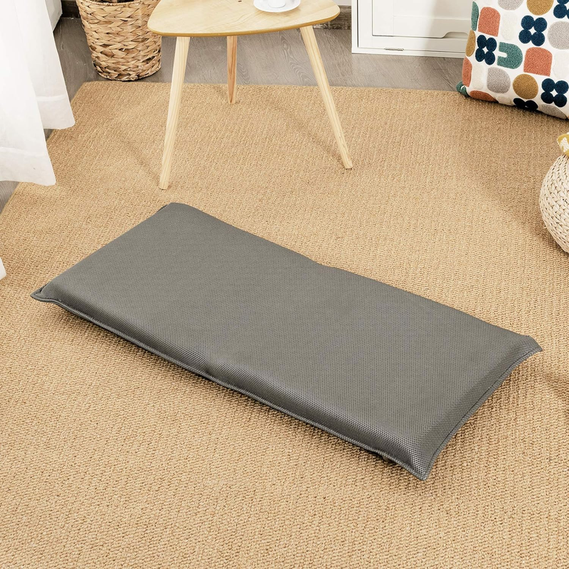 Adjustable Floor Chair, 6-Position Folding Padded Gaming Sofa Chair, Cushioned B