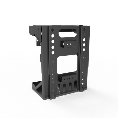 Adjustable Backpack Blower Sprayer Rack for Open & Enclosed Landscape Trailer