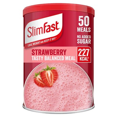Slimfast Powder Strawberry 1.825Kg Weight Loss Diet Meal Replacement