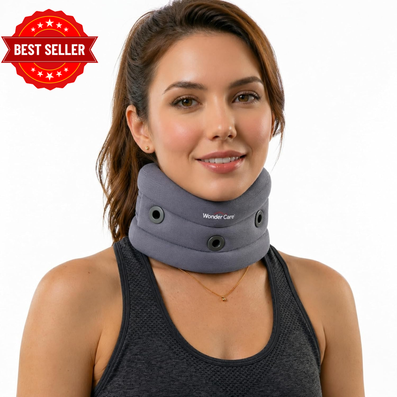 Soft Cervical Collar Adjustable Neck Support Brace Soft Neck Collar for Neck Pai