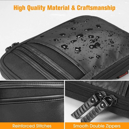 Concealed Carry Gun Pouch Pistol Holster Fanny Pack Waist Pocket Belt Loop Black