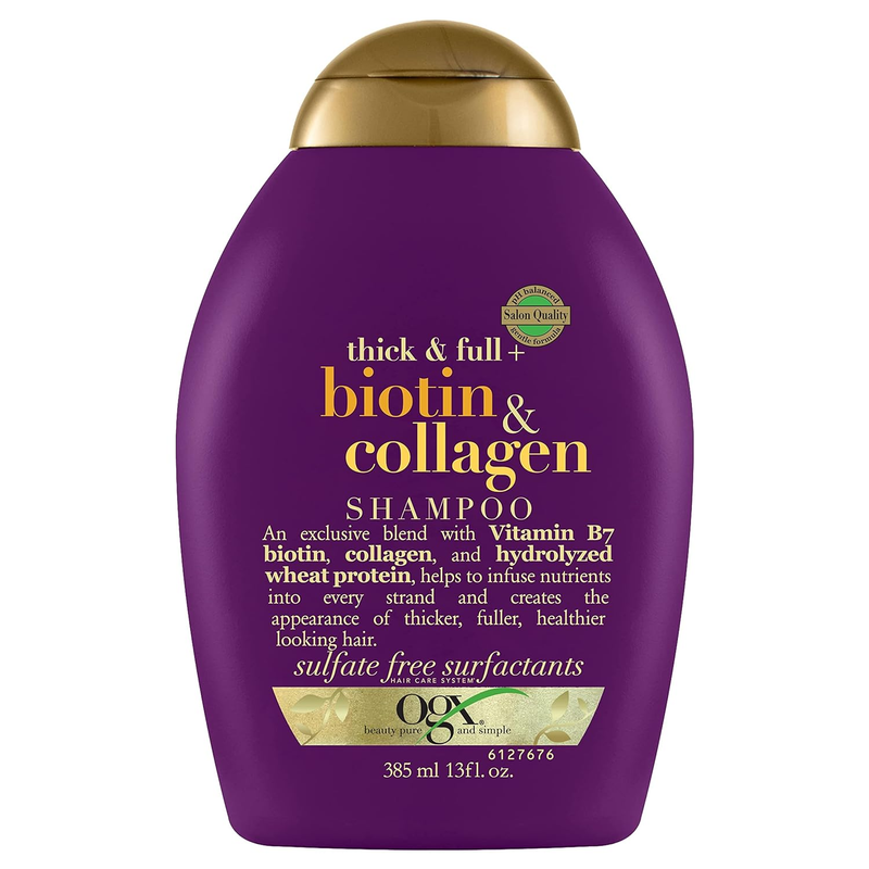 Thick & Full + Biotin & Collagen Volumizing Shampoo for Thin Hair, Thickening Sh