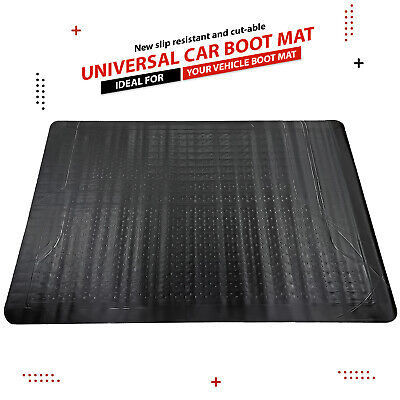 Universal Fit Car Boot Mat Rubber Non Slip Protector Lightweight Cut To Size