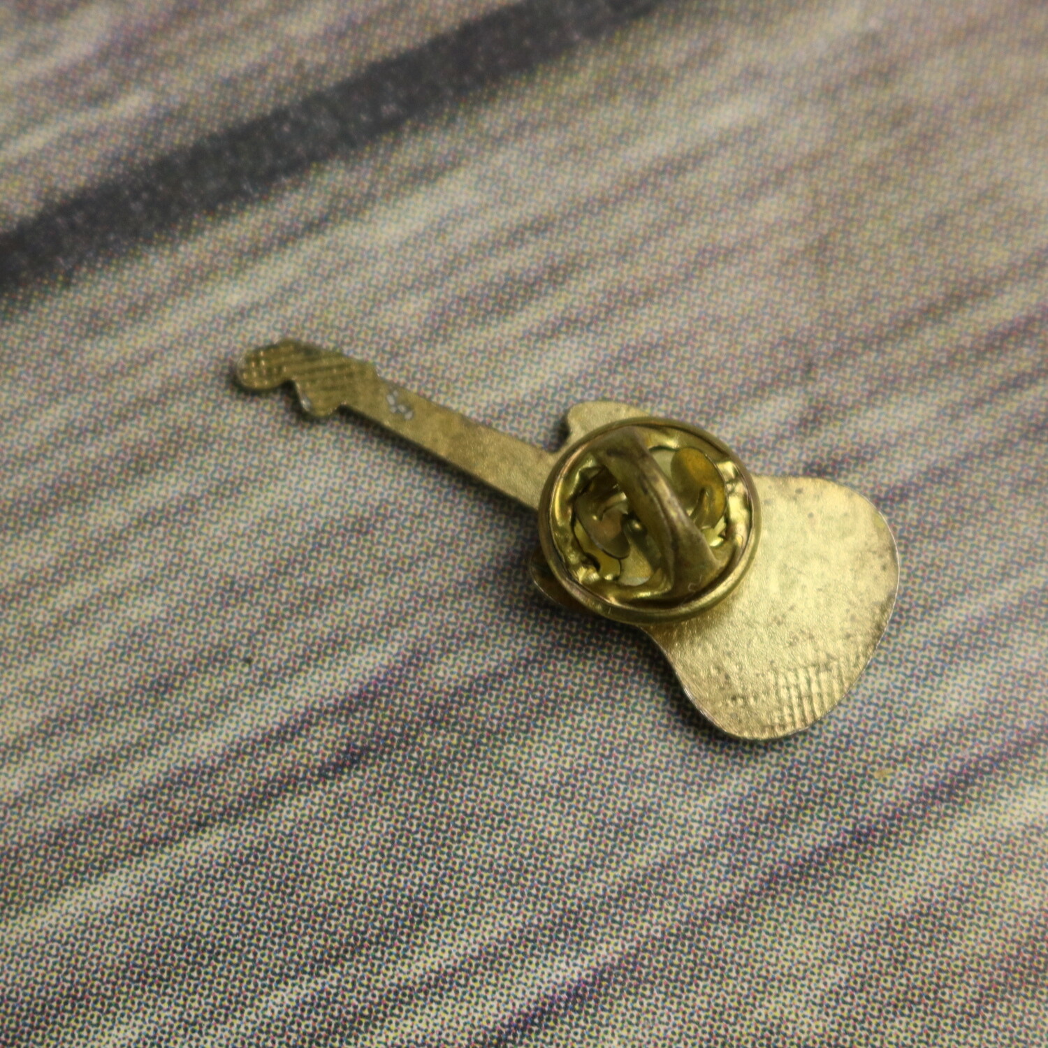 Journey Guitar Hat Lapel Pin Vintage Logo Pinback Music 80s Hair Band Metal Rock