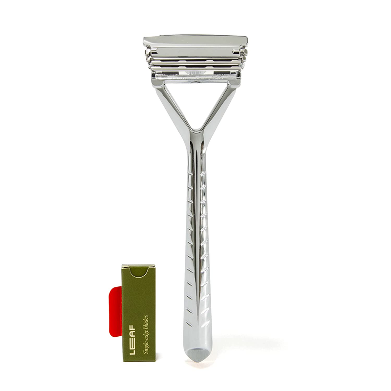 , Chrome - Eco-friendly Razor For Women & Men, Multi-blade, Pivoting