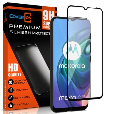 Tempered Glass [1-3pcs] for Motorola Moto G30/G10 Screen Protector Full Coverage