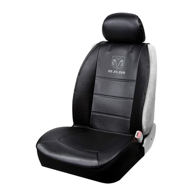Plasticolor 008624R25 RAM Gray Embrodired Logo 3 Piece Sideless Seat Cover Pr...