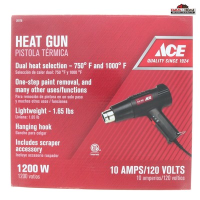 Ace Hardware Dual Temperature Heat Gun Hot Air 120V ~ NEW