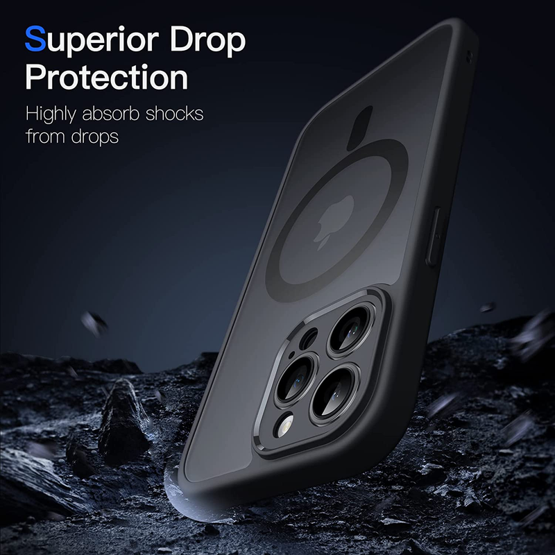 Magnetic Case for iPhone 13 Pro 6.1-Inch, Compatible with MagSafe, Translucent M