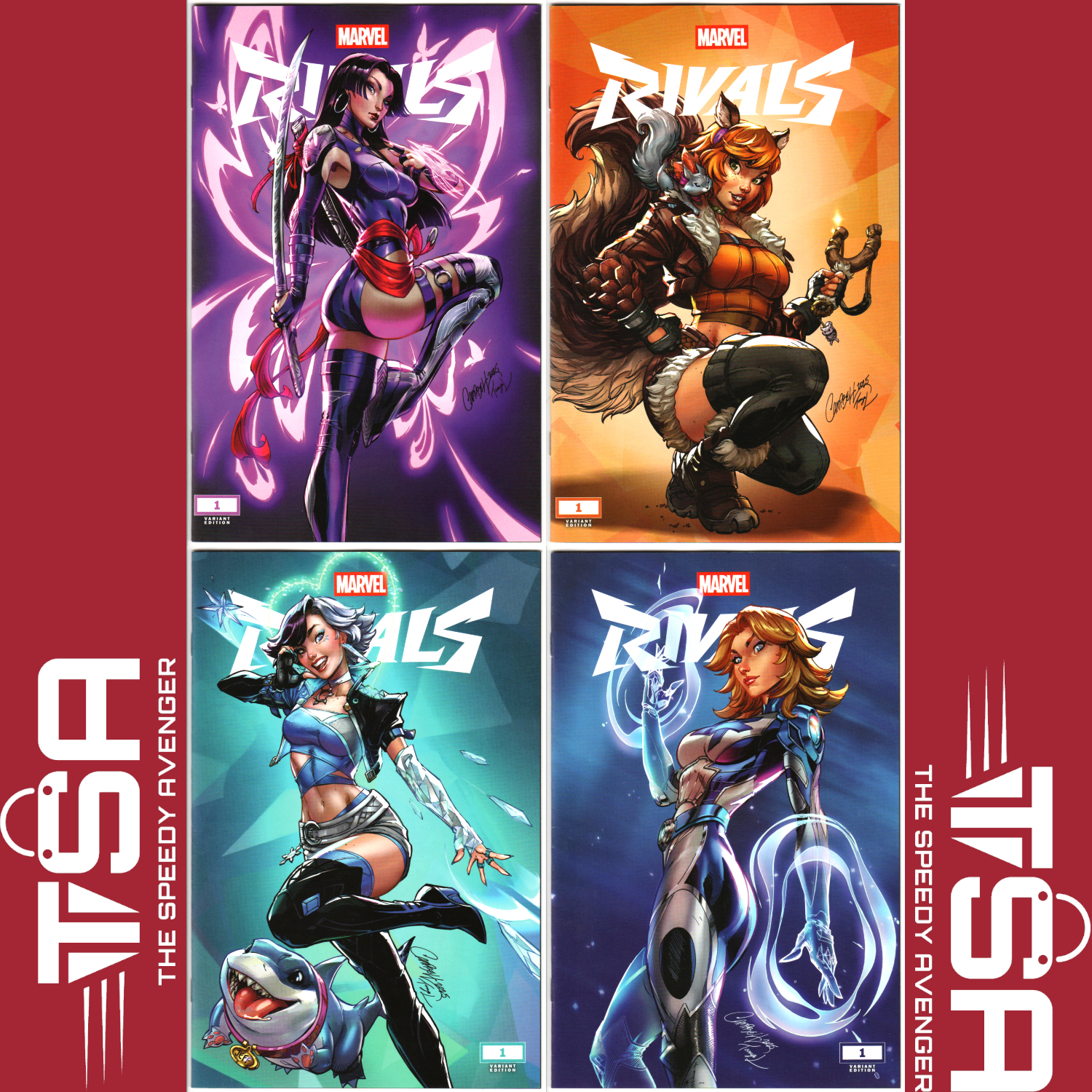 MARVEL RIVALS #1 J. Scott Campbell JSC Exclusive Variants