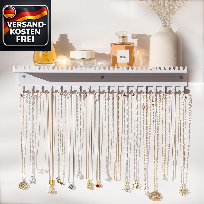 Wand-Schmuckhalter Metall Organizer für Ketten Ohrringe Armbänder