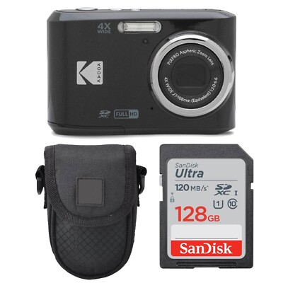 KODAK PIXPRO FZ45 ブラック デジタルカメラ Amazon.com : Kodak Pixpro FZ45 Digital Camera (Black) Bundle
