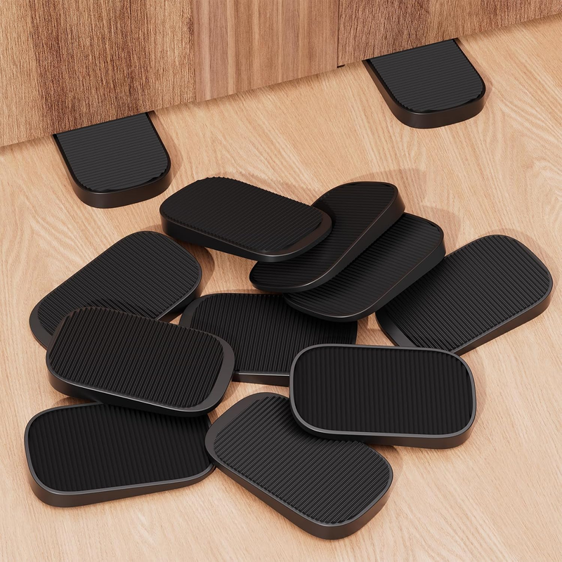 Furniture Levelers 20Pcs for Home Improvement Toilet Table Chair Black