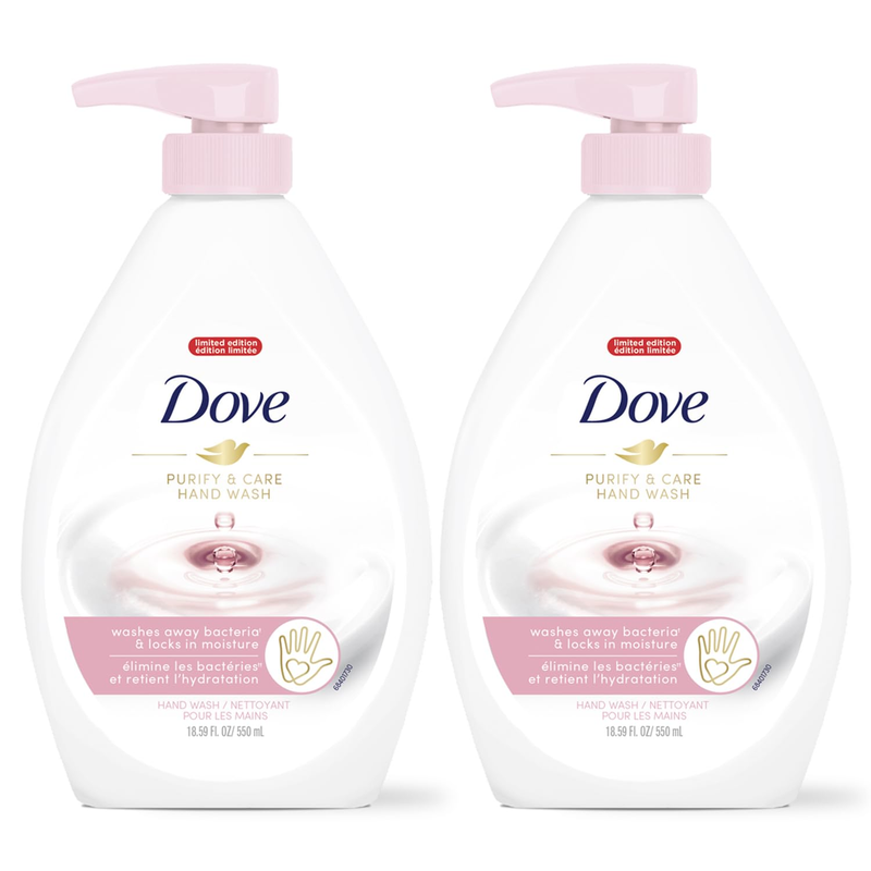 Dove Hand Wash Hygiene and Care for Hands White Peach and Tea Washes Away Bacter