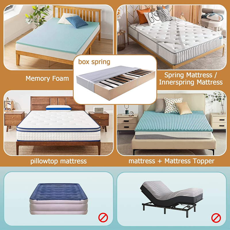 Waterproof Zippered Mattress Encasement Matress Protector 6 9 13 15 18 Inch Deep