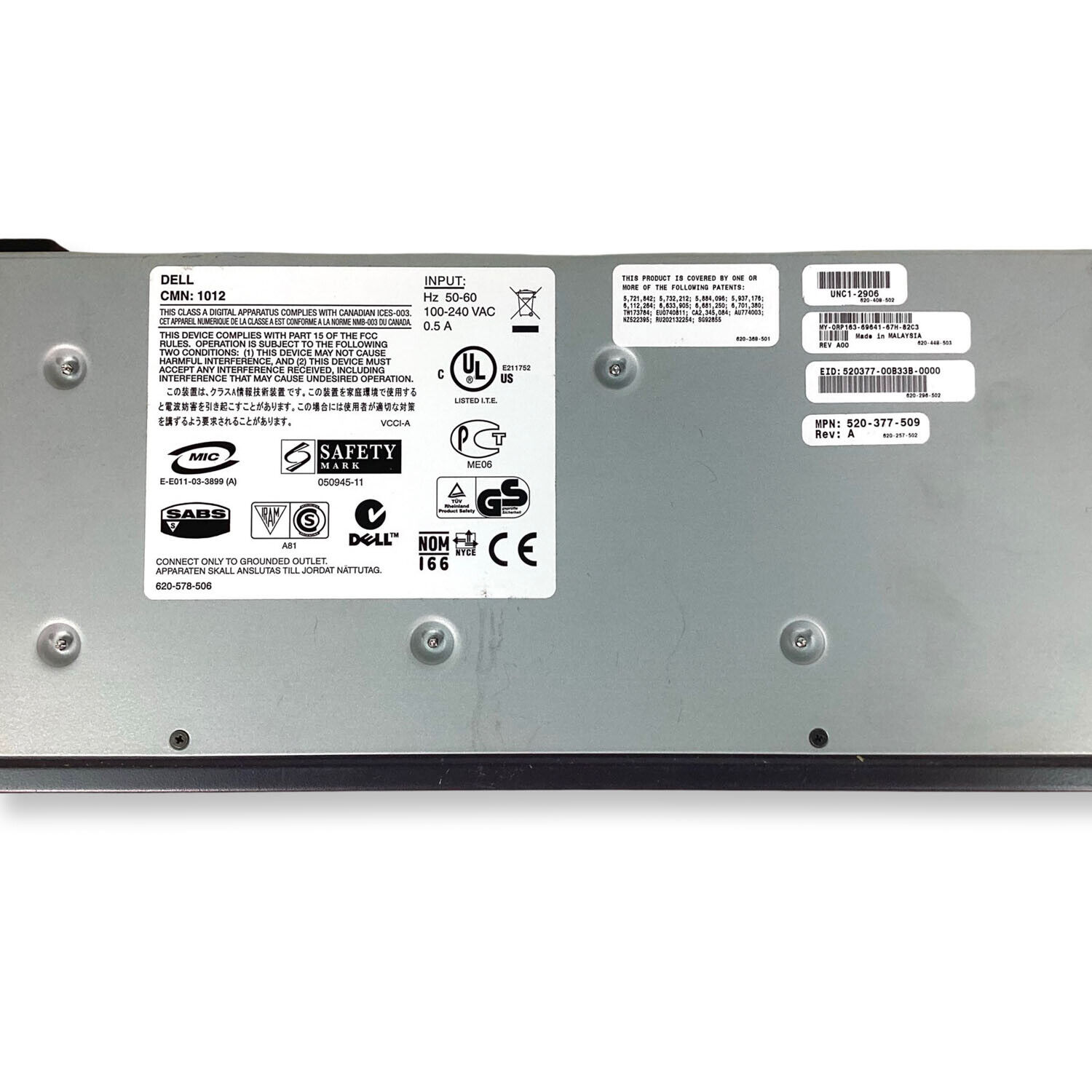 Genuine Dell PowerEdge 2160AS 16 Ports PS/2-USB KVM Console Genuine Dell PowerEdge 2160AS 16 Ports PS/2-USB KVM Console