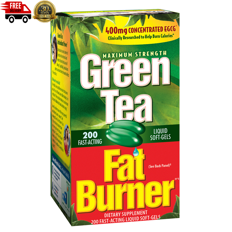 Fat Burner, 400mg. Egcg Per Dose, 200 Liquid Softgels