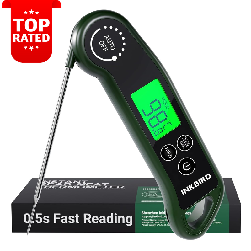 Instant Read Digital Meat Thermometer Portable Waterproof Kitchen BBQ Cooking