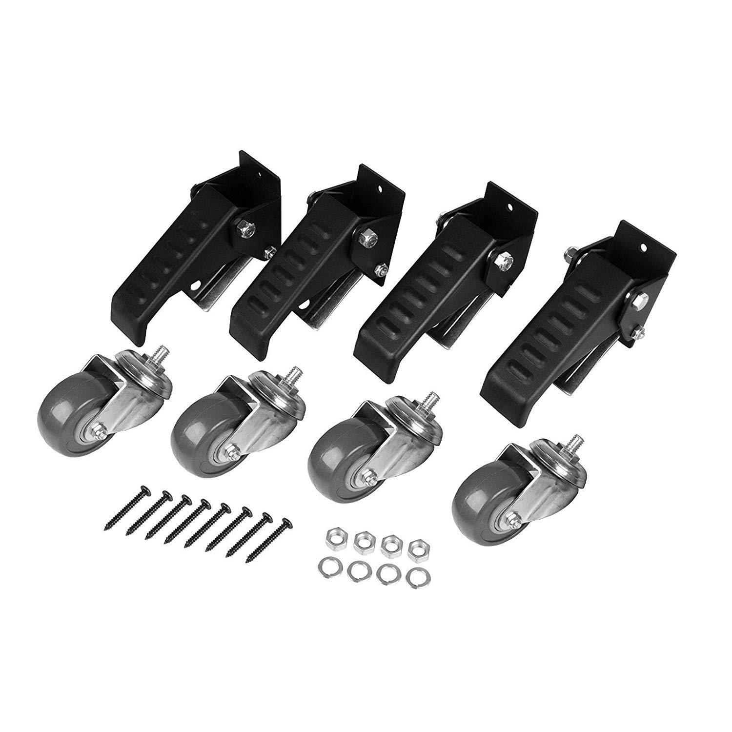 Workbench Work Table Casters Pack of 4 Caster Wheels DIY Building 400 Pound Cap