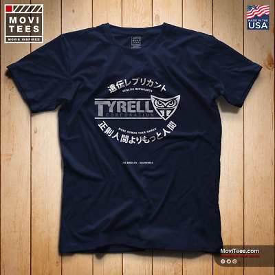 Tyrell Corporation T-Shirt 100% Cotton Blade Runner Inspired Fan Art Black S-5XL