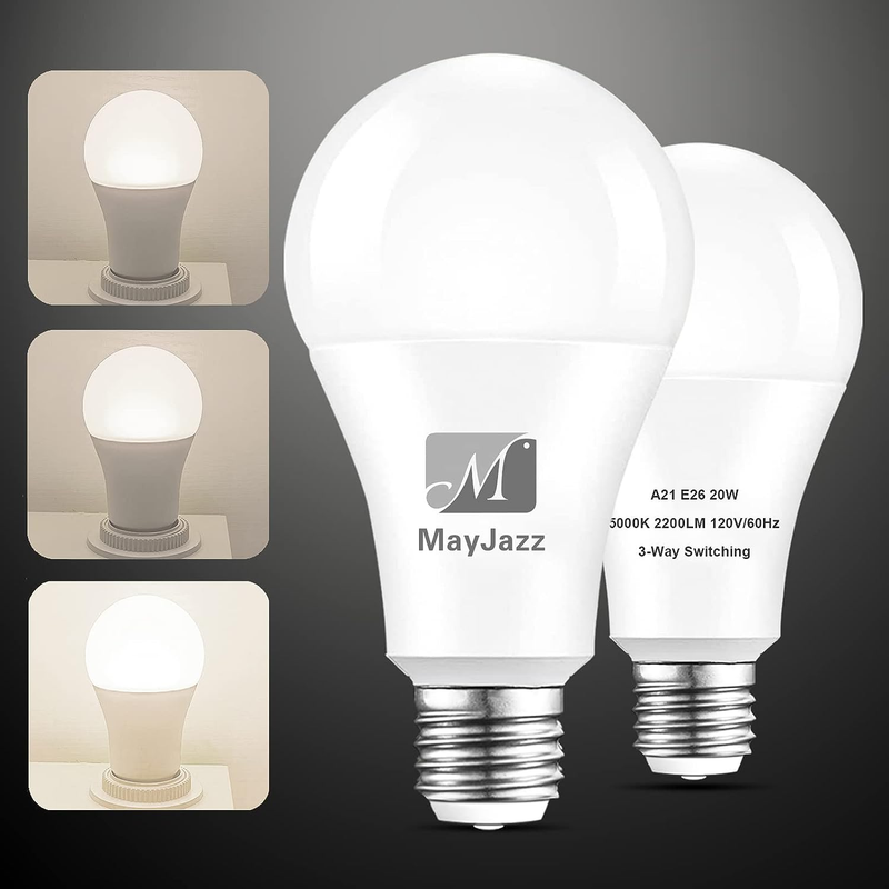 50 100 150 Watt Equivalent,a21 Three Way Light Bulbs 5000k