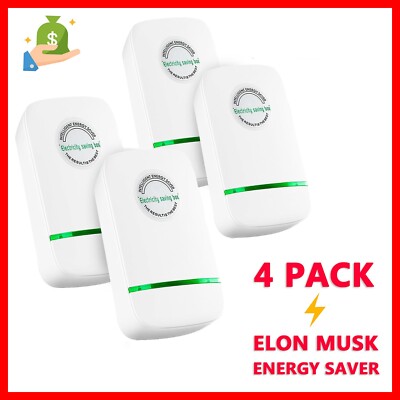 4 Pack Elon Musk Power Saver Energy Saver, Electricity Saver 30KW 250V New 2024