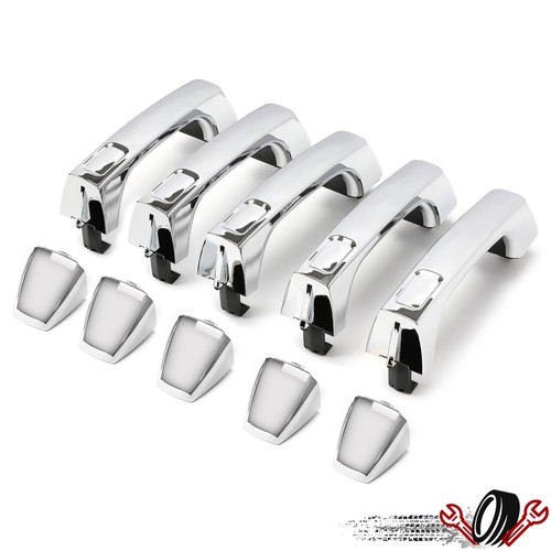 Наружная ручка наружной двери в сборе Хромированная, КОМПЛЕКТ из 5 штук для Hummer H3 H3T 06-10