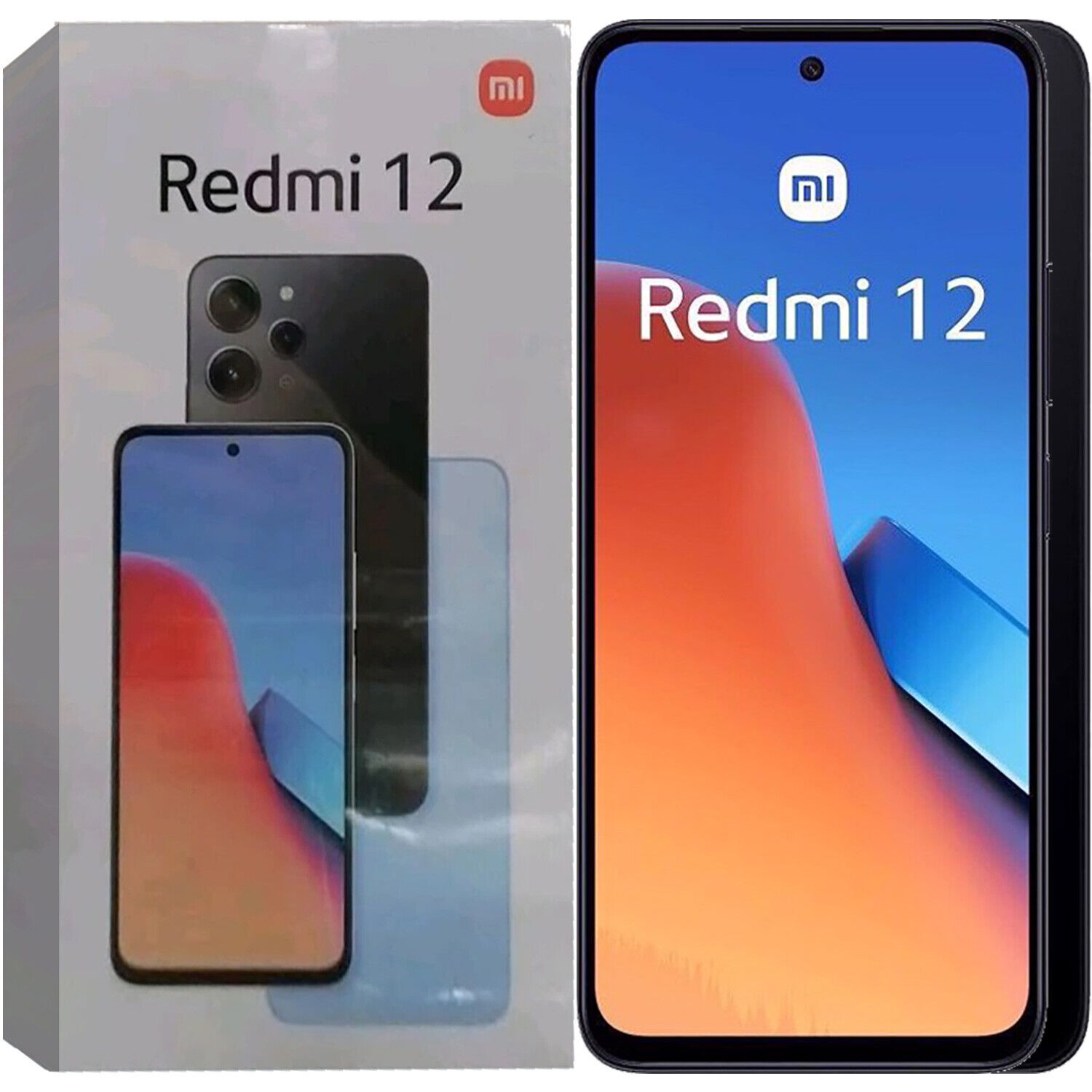 Xiaomi Redmi 12 4G Midnight Black 128GB + 4GB Dual-SIM Xiaomi Redmi 12 4G Midnight Black 128GB + 4GB Dual-SIM