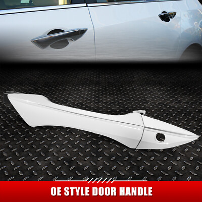 Для 09-14 Acura TSX Хромированная наружная ручка передней левой двери со стороны водителя с замочной скважиной