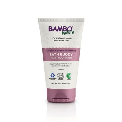 Bambo Nature Bath Buddy Hair & Body Wash, 5 fl oz, 6 30 Fl Oz (Pack of 1) 