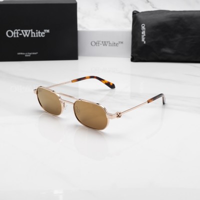 Pre-owned Off-white Oeri123s24met0017676 Vaiden Sunglasses