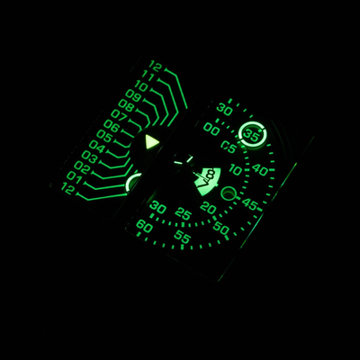 Pre-owned Xeric Soloscope Ii Automatic Dark Copper Black Limited Edition