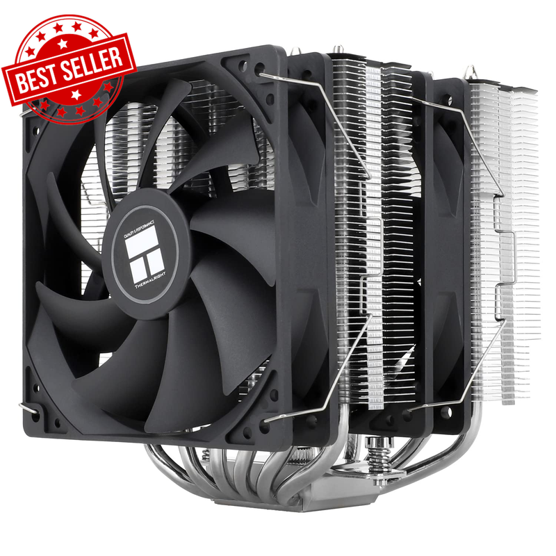 Peerless Assassin 120 SE CPU Cooler, 6 Heat Pipes, Dual Fans, AM4/AM5, Intel