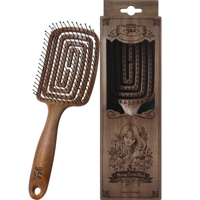 Yao Vented Wet Brush   Curly Scalp Hair Brush for Curly Thin Long Short Dry W...