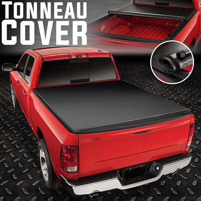For 09-22 Dodge Ram 1500 2500 3500 5.7' Truck Bed Soft Top Roll-Up Tonneau Cover