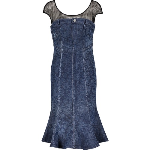 Miss Sixty Collection, Vegan Leather Belted Jersey Knit Dress Women's Size  Small | eBay