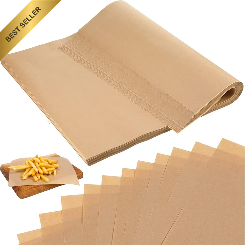 100PCS Parchment Paper Baking Sheets 9x13 Inch Precut Non-Stick Cooking Liners