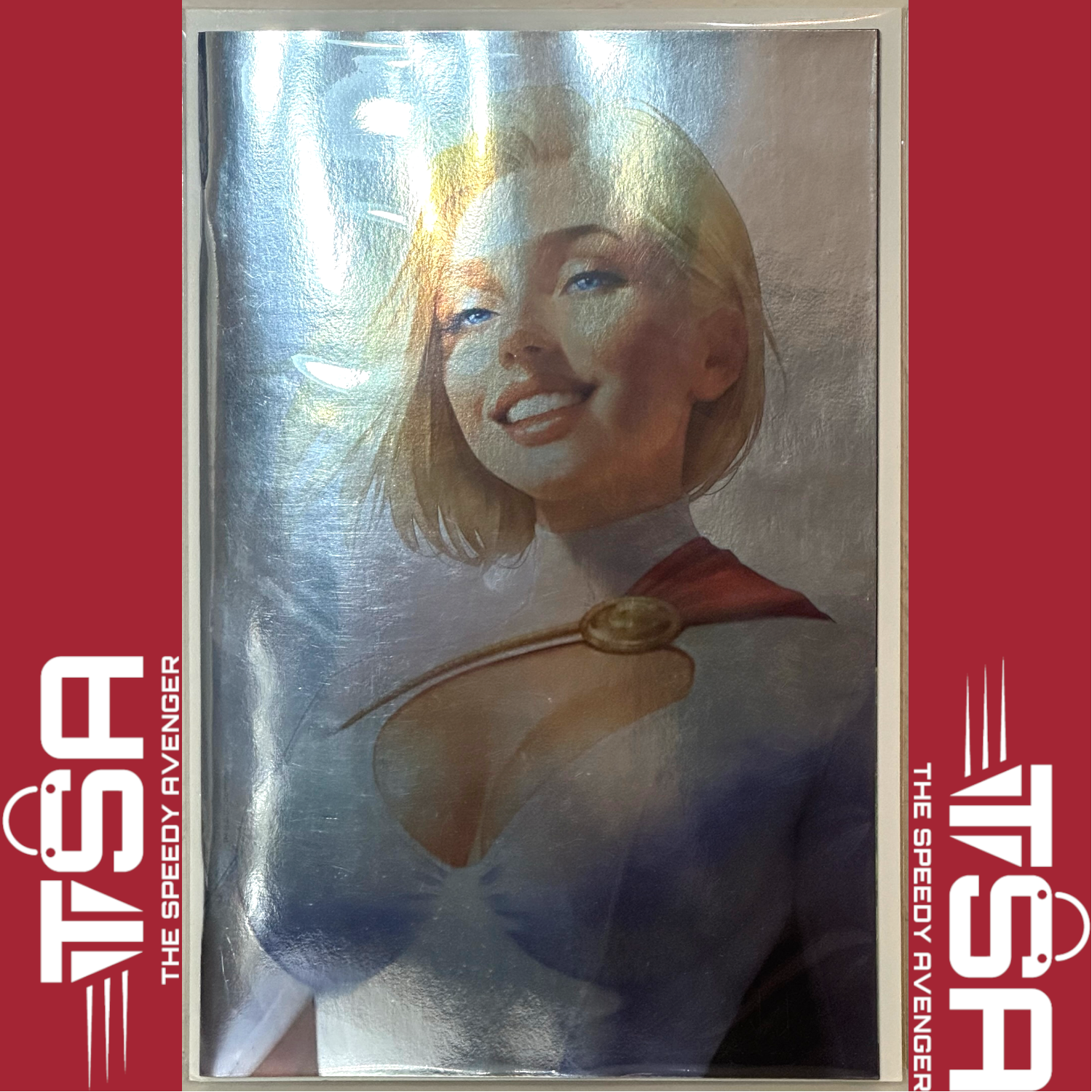 ACTION COMICS #1053 (Vol 3 2023) Will Jack Closeup Virgin Foil Variant Megacon