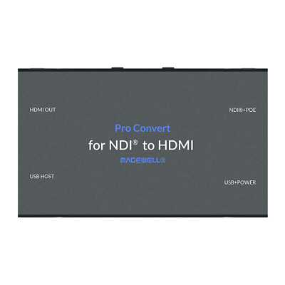 Magewell Pro Convert NDI to HDMI Decoder Supports 4096x2160 60fps HDMI Output