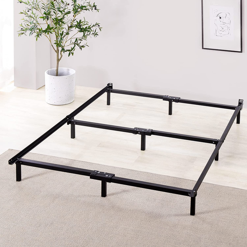 ZINUS Compack Metal Bed Frame, 7 Inch Support for Box Spring and Mattress Set, B