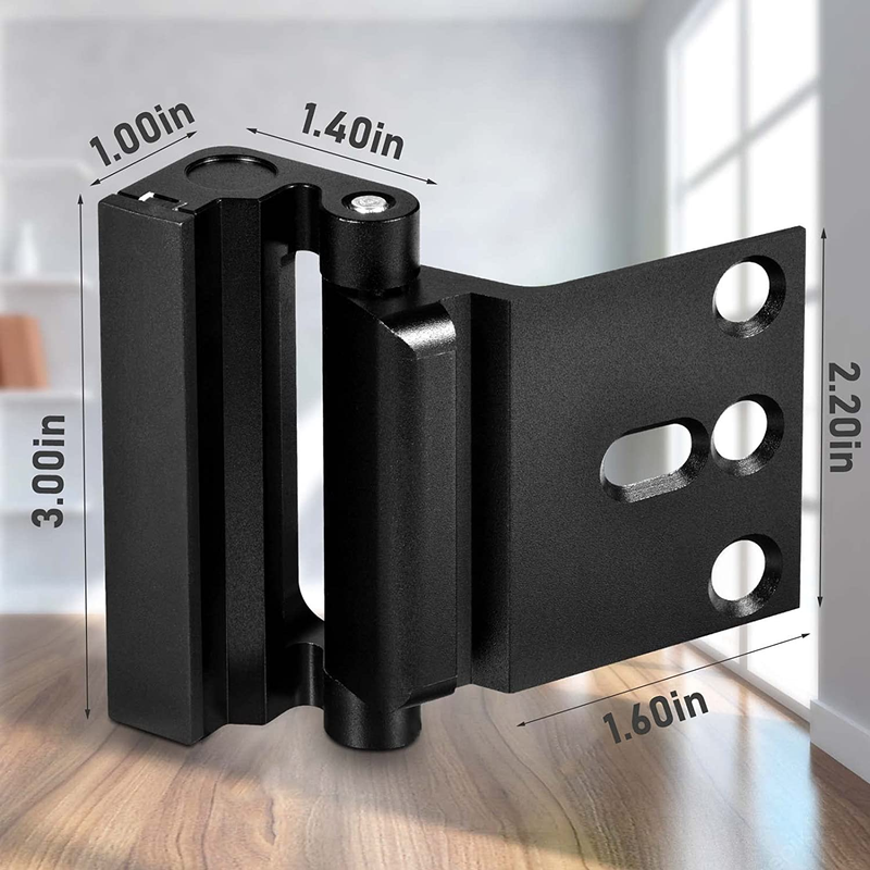 2Pack Home Security Door Reinforcement Lock, Childproof Safety Door Lock Latch I
